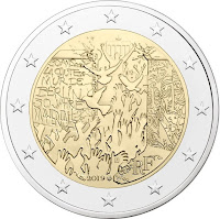 Berliinin muuri Ranska kolikko 2019