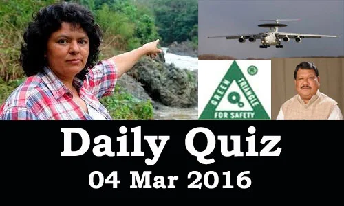 Daily Current Affairs Quiz - 04 Mar 2016