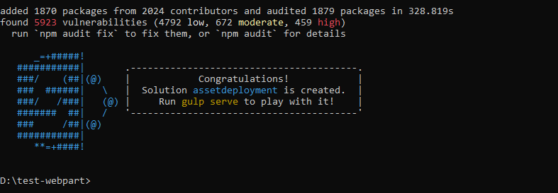 Create document library using SPFx solution