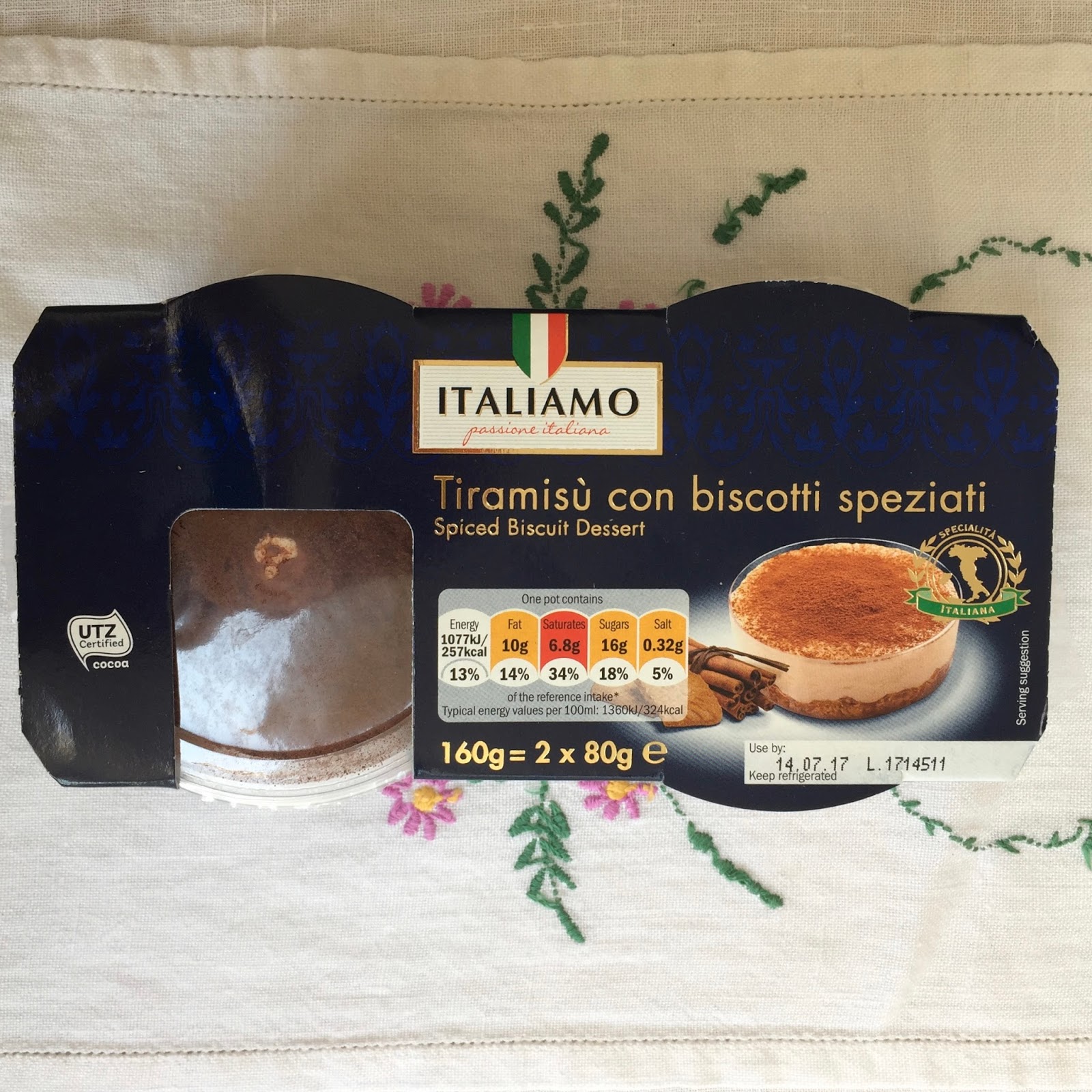 Archived Reviews From Amy Seeks New Treats: NEW! Tiramisu Con Biscotti  Speziatti *Biscoff Tiramisu* (LIDL)