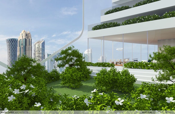 Tecnoneo: Vertical City: Proyecto de rascacielos modular para Oriente Medio