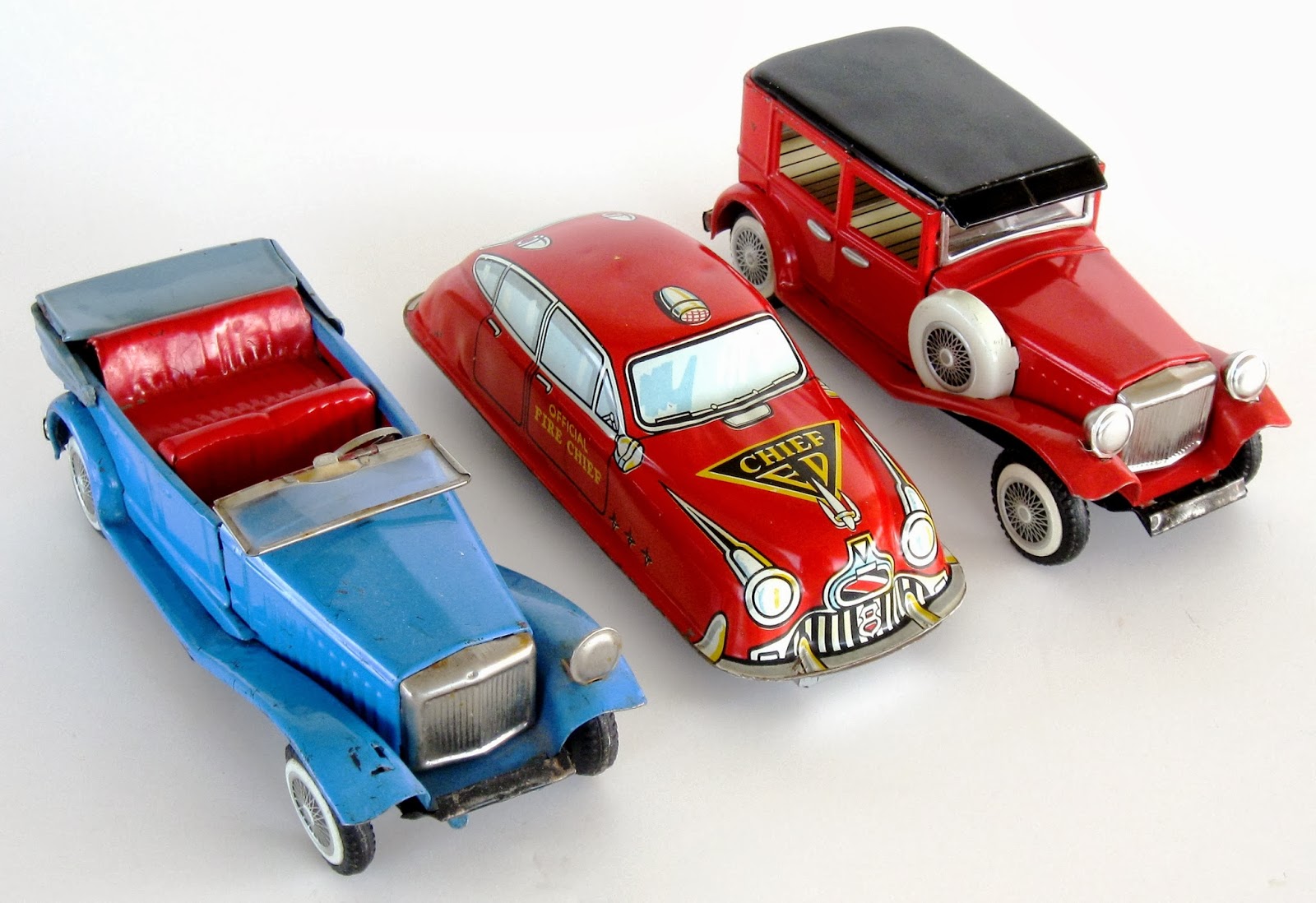 Toys and Stuff: Marx Tin-litho Official Fire Chief Car