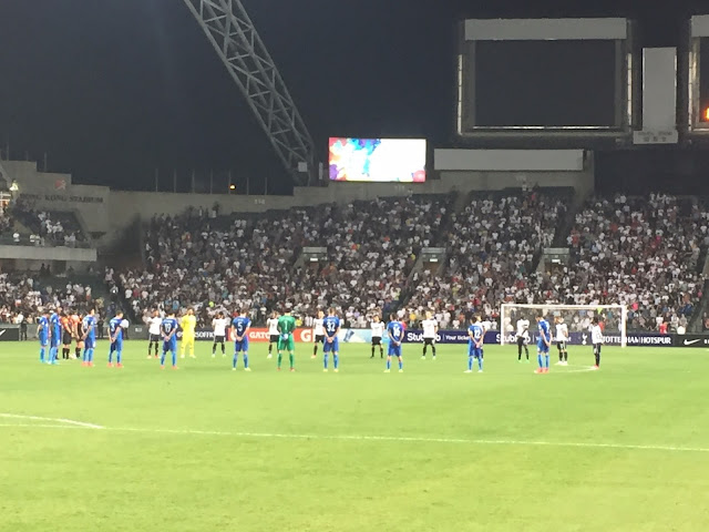 Tottenham Hotspur against Kitchee in 2017