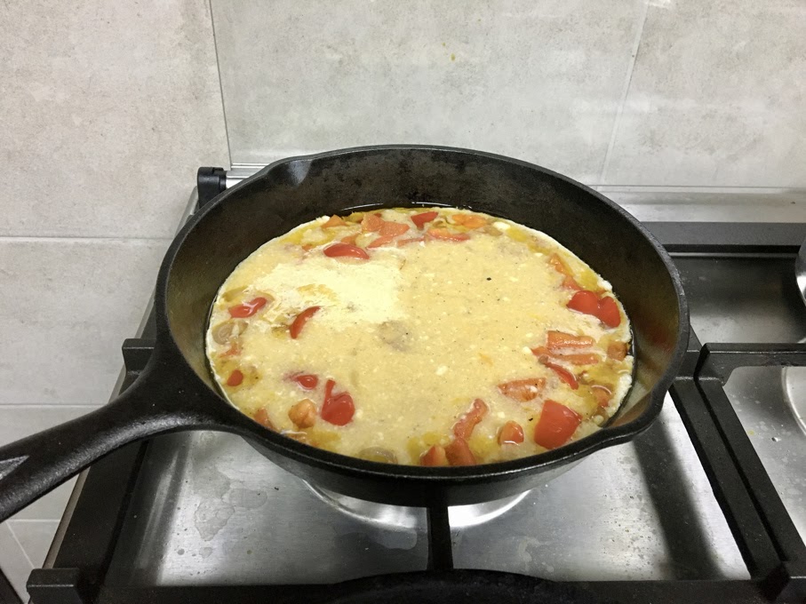 Bell Peppers and Egg Sandwich