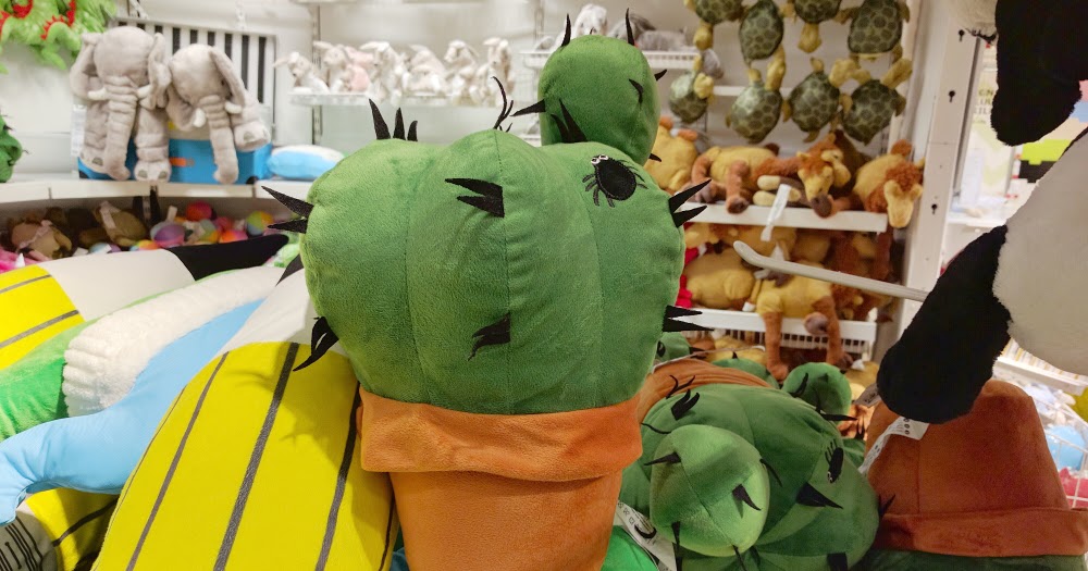 ikea stuffed cactus