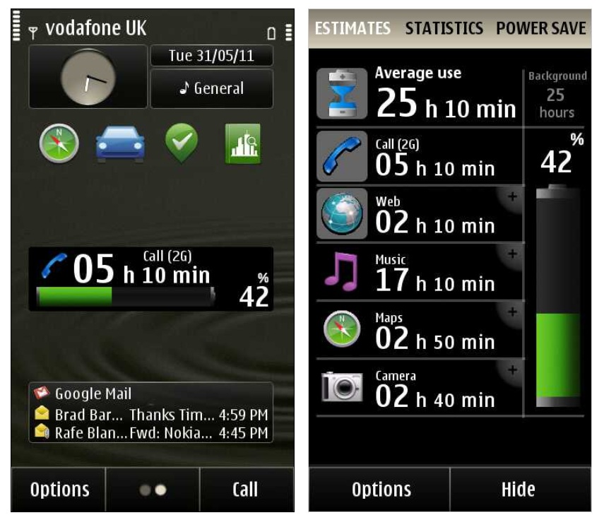 Nokia Battery Monitor para Nokia Belle