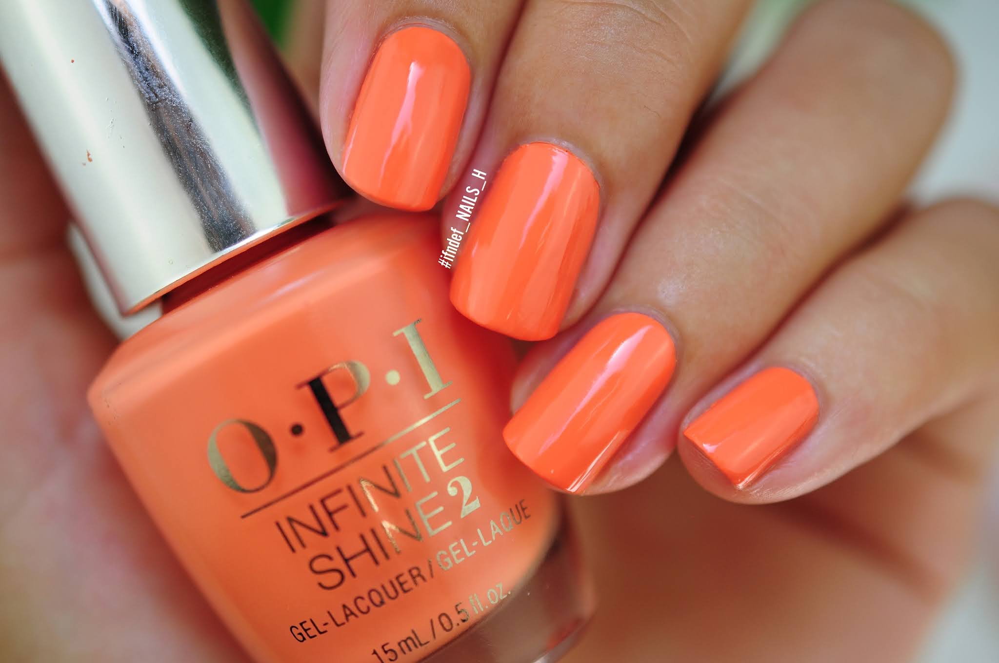 OPI The Sun Never Sets Infinite Shine Swatch