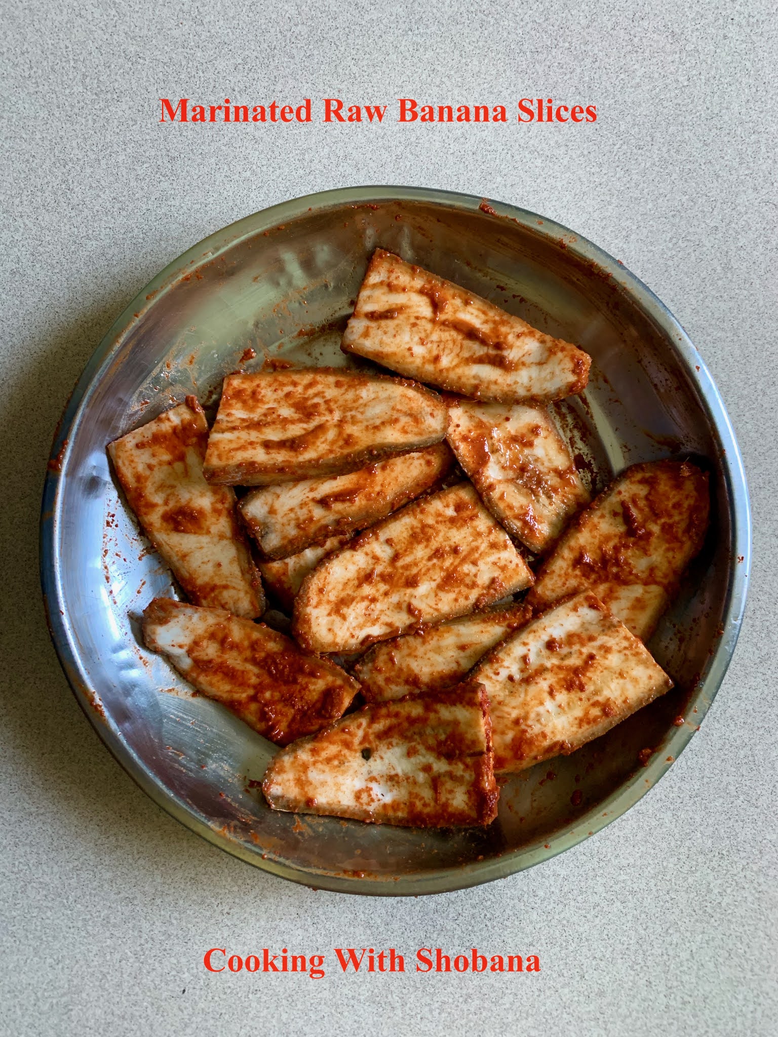 Cooking With Shobana KELE PHODI (RAW BANANA SHALLOW FRY)