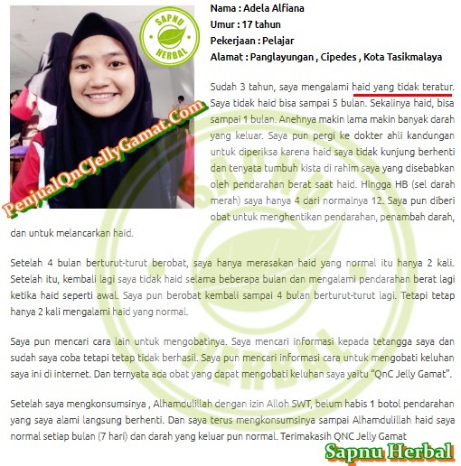 Cara Mengobati Nyeri Haid Disertai Mual Dan Muntah Secara Alami Terbukti Manjur ~ TESTIMONI JELLY GAMAT QNC Cara Mengobati Nyeri Haid Disertai Mual Dan Muntah Secara Alami Terbukti Manjur ~ TESTIMONI JELLY GAMAT QNC