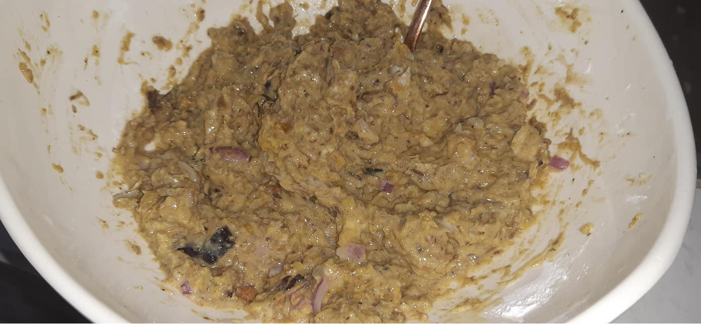 How to make Burger Patty made of Banana Peel Where In Bacolod