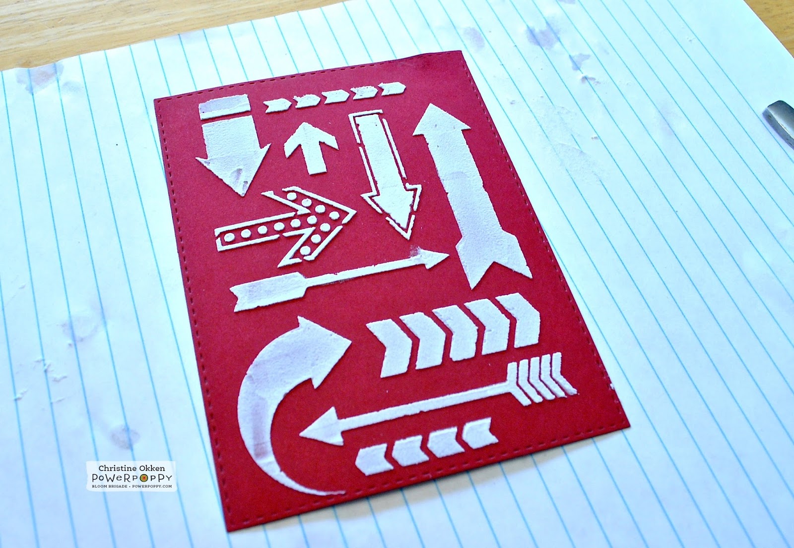 Power Poppy The Blog 5 Fun Techniques for Embossing Paste