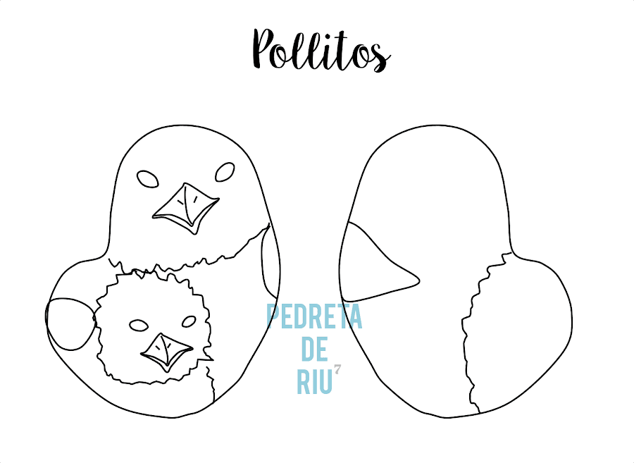 COMO PINTAR PIEDRAS CON POLLITOS PASO A PASO