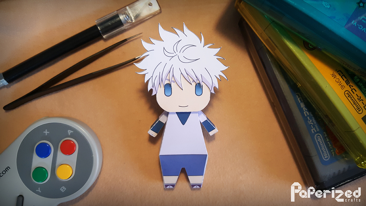 Hunter x Hunter Killua Zoldyck Paperized Paperized Crafts