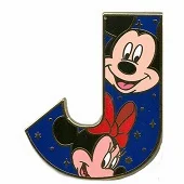 Alfabeto de Mickey, Minnie, Donald y Pluto J.