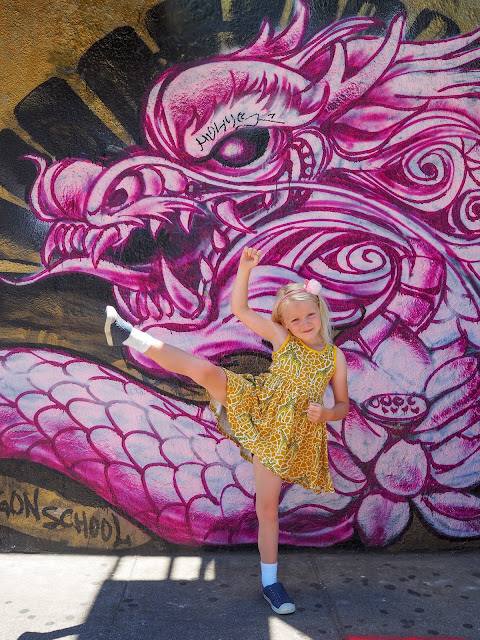 Mural in Oakland Chinatown, CA