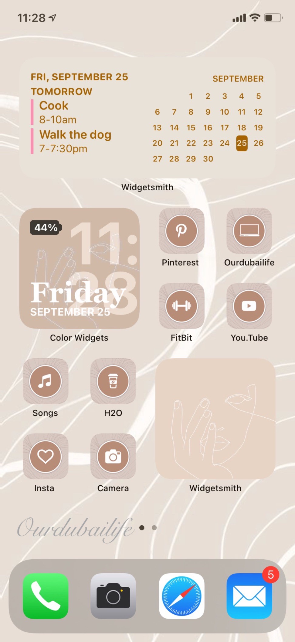 iOS 14 iPhone Aesthetic layout homescreen widgets