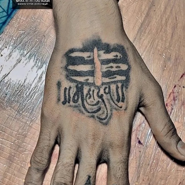 Lord Shiva Hand Tattoo Ideas Mahadeva Tattoo on hands