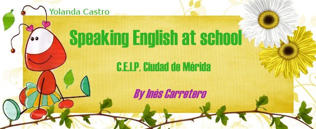 Speaking English at school.(C.E.I.P.Ciudad de Mérida)