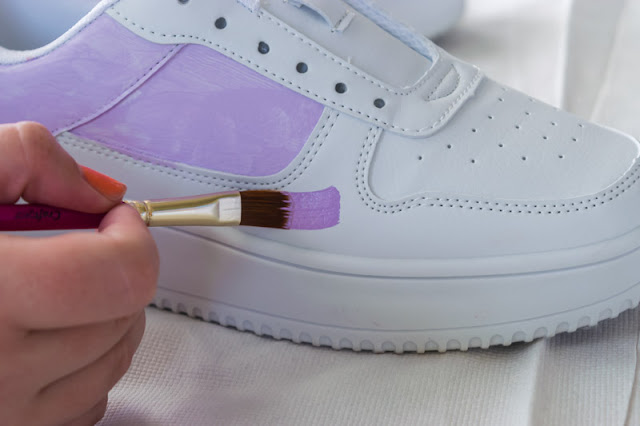 painting shoes