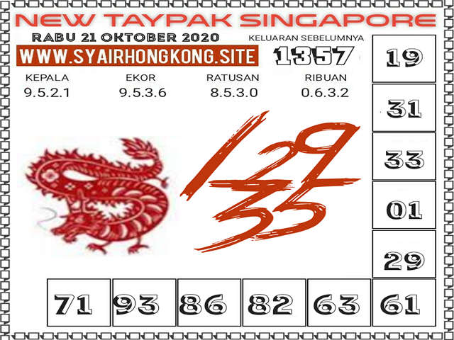 Syair sgp 21 Oktober 2020 KODE SYAIR SGP SYAIR HK SYAIR