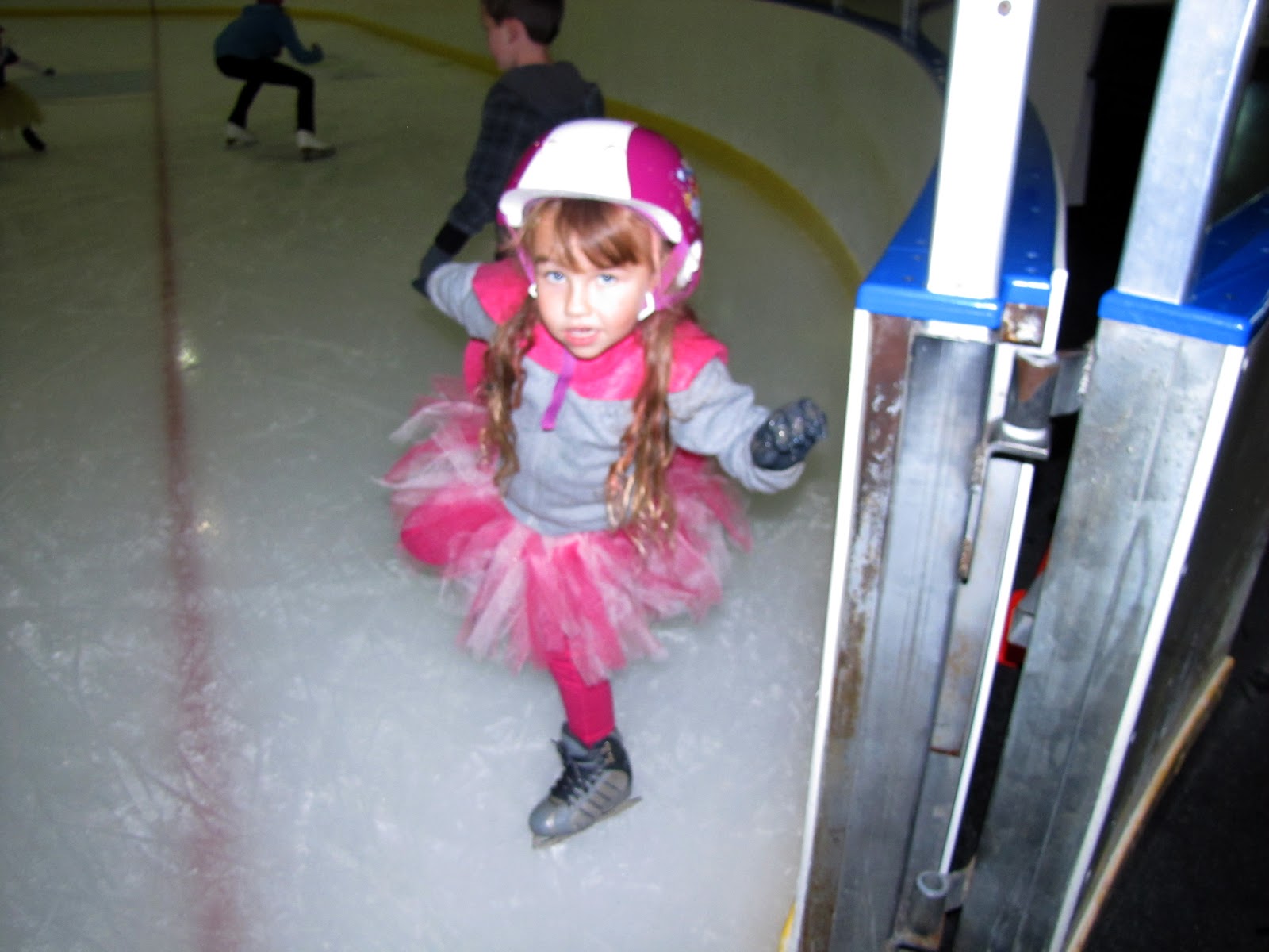 The Buell Family Dress up Ice Skating Class