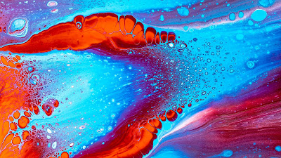 HD Wallpaper Abstract, Liquid, Color, Stains, Macro