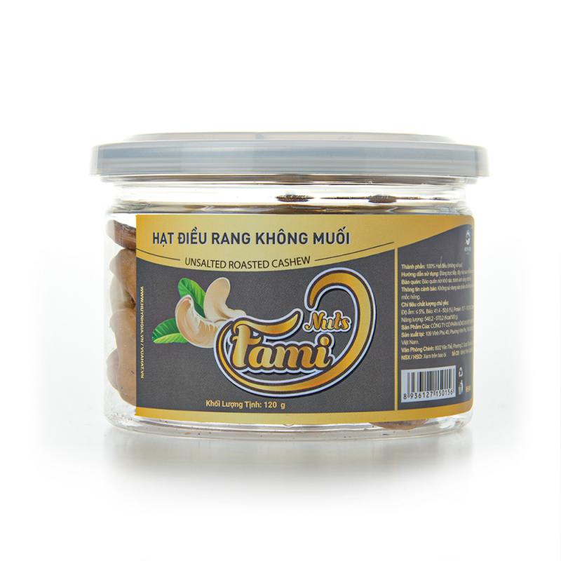 Hạt Điều Rang Không Muối Faminuts Hũ Nắp Nhôm 120g