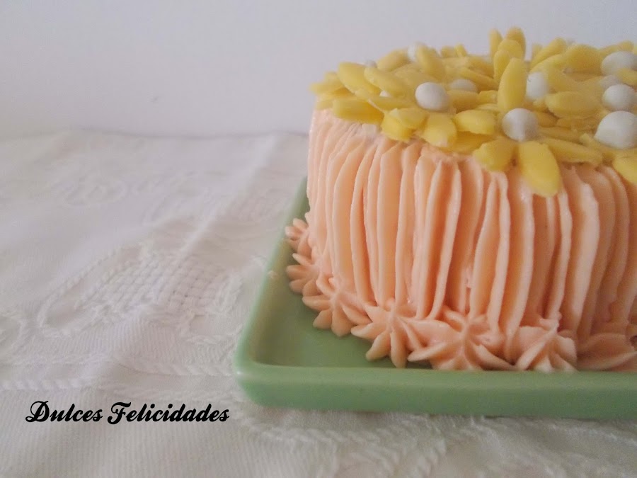 Tartas decoradas con buttercream
