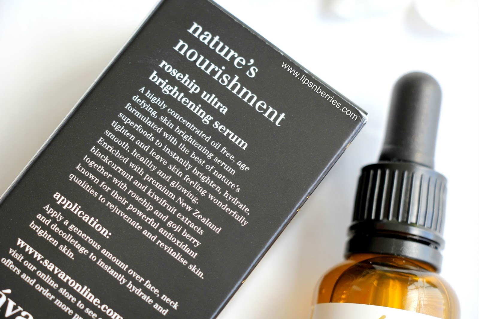 Savar Rosehip Ultra Brightening Serum Review LIPS n BERRIES