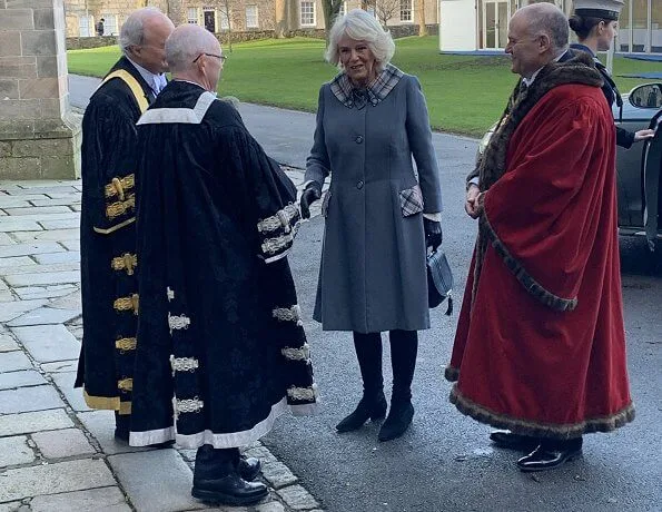 The Duchess of Cornwall presented The Princess Royal with an Honorary Degree in recognition of her contribution to public life