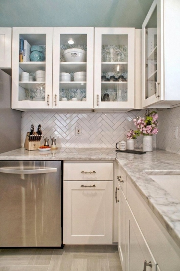 How To Style Glass Kitchen Cabinets Sanctuary Home Decor