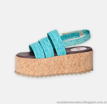 Sandalias bases de corcho primavera verano 2015 Hoku Shoes.