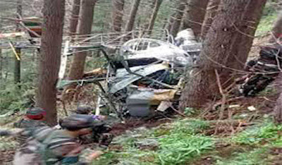 Udhampur Breaking :ऊधमपुर हेलीकॉप्टर दुर्घटना में गंभीर रूप से घायल दोनों पायलटों की मौत: सेना