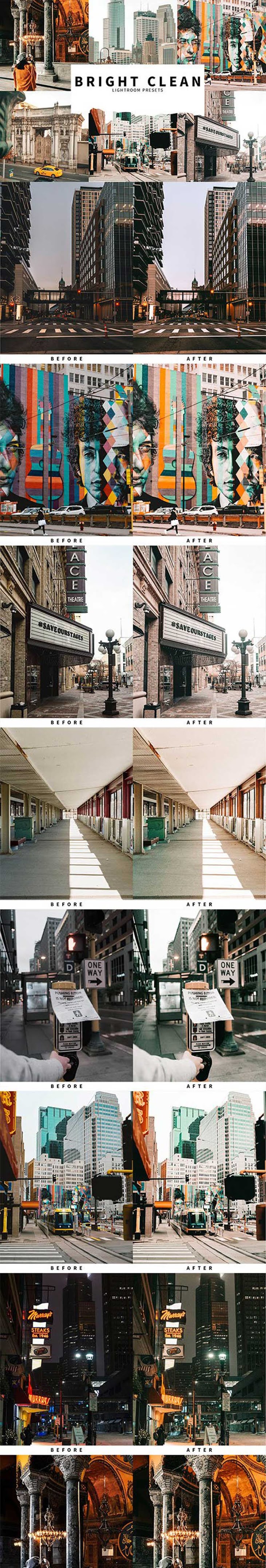 CreativeMarket - 10 Bright Clean Lightroom Presets 5787573 2 cncbcvb