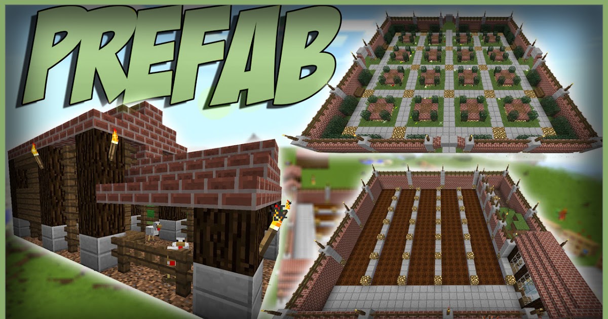 Minecraft Prefab Mod For 1 17 1 To 1 16 5 One Click Prefabricated Building Minecraft Alpha