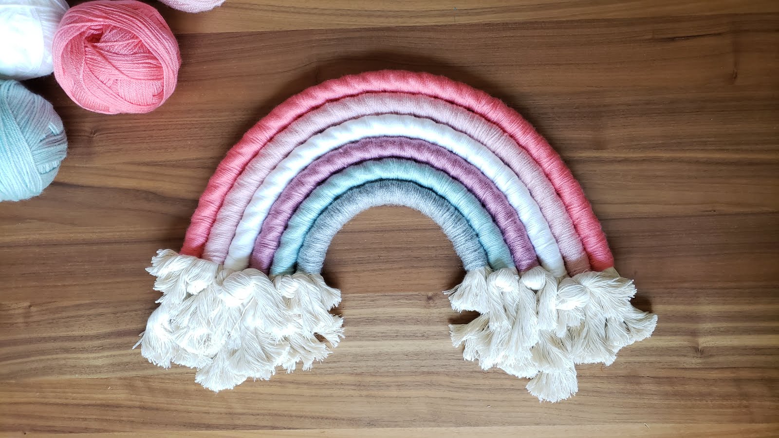Rainbow Rope Wall Hanging