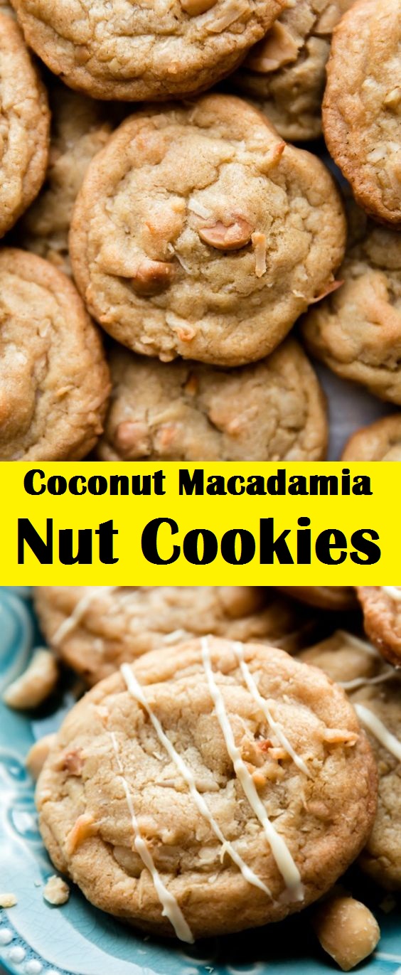 Coconut Macadamia Nut Cookies GLENDA KITCHEN