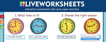 Interactive Worksheets