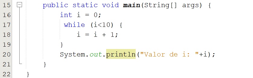 Variables acumuladoras en Java