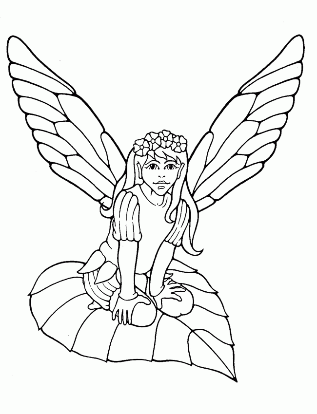 fairy child coloring pages - photo #14