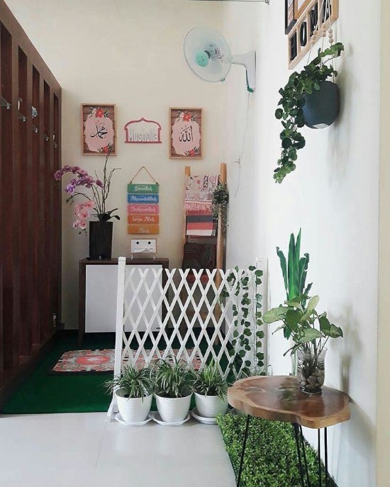 desain mushola minimalis di dalam rumah
