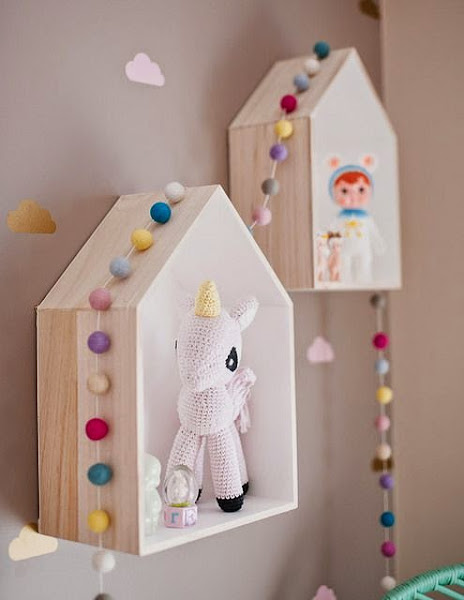 Casas para decorar habitaciones infantiles, una tendencia deco
