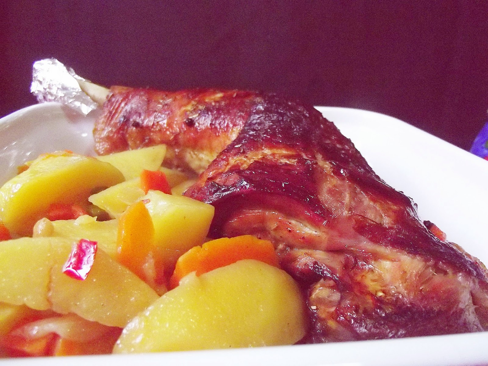 Pulpă de curcan la cuptor