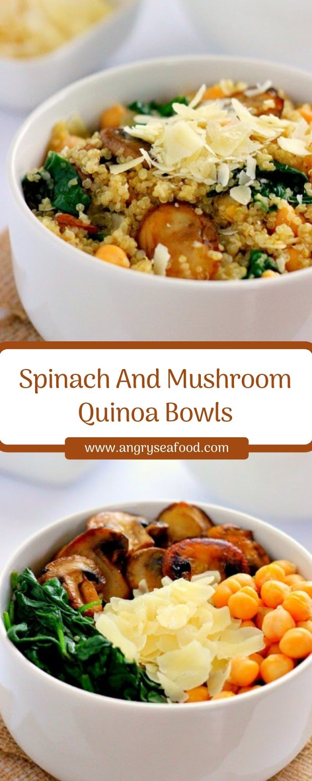 Spinach And Mushroom Quinoa Bowls Spinach And Mushroom Quinoa Bowls