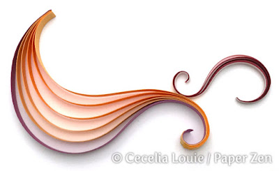 Quilling Letters M and N - Multi-Strip Scroll Tutorial and Pattern - Scroll Comparison