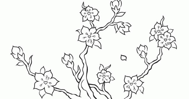 Tren Gaya 36+ Sketsa Pohon Sakura
