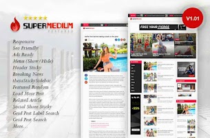 Download Template Blogger Supermedium v1.01 By WOW BT
