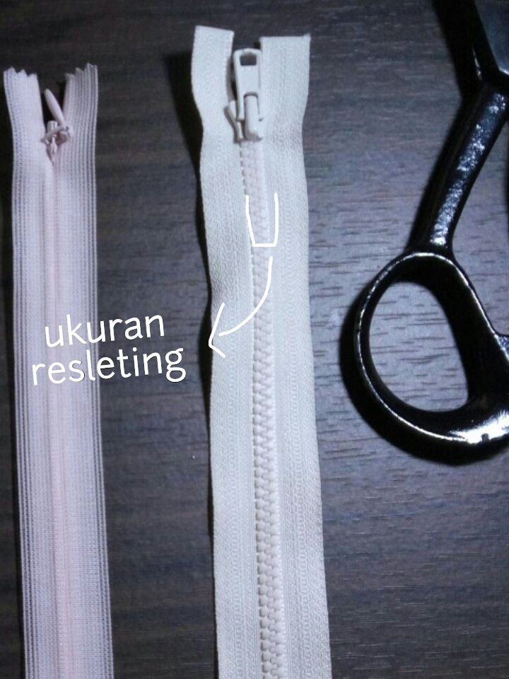 tentang resleting jahit