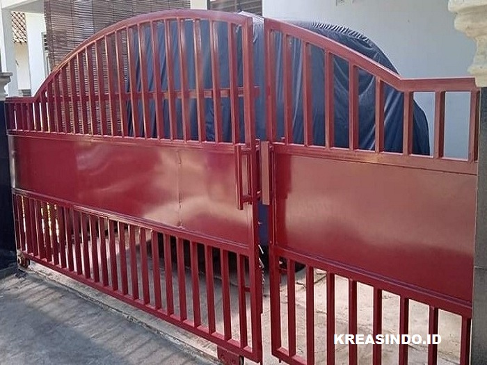 Harga Pintu Pagar Minimalis Besi Pintu Pagar Semi Tempa Dan Pagar Gudang Model Terbaru Harga Update November 2020