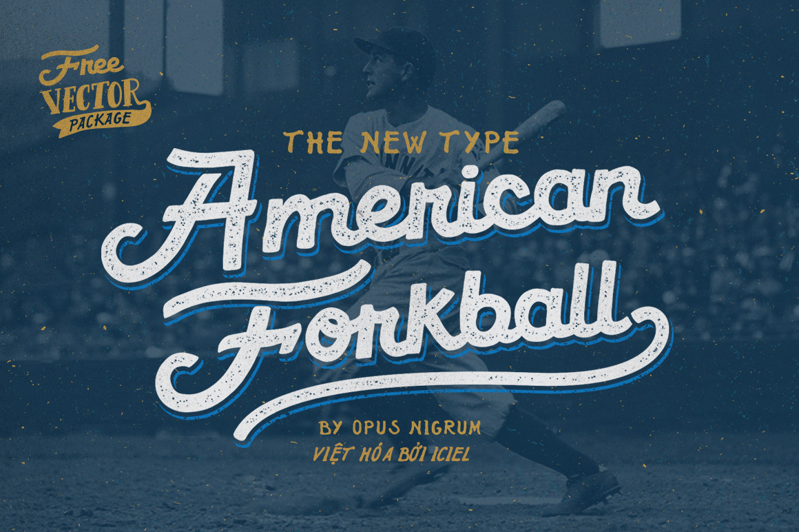 Tải Font việt hóa American Forkball